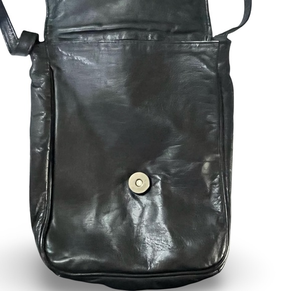 Vintage Raw Amethyst Crystal Copa Collection Black Leather Purse - Picture 7 of 9